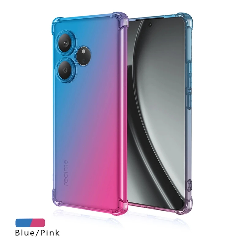 Realme Gt 6 - Coque souple en silicone nickel é