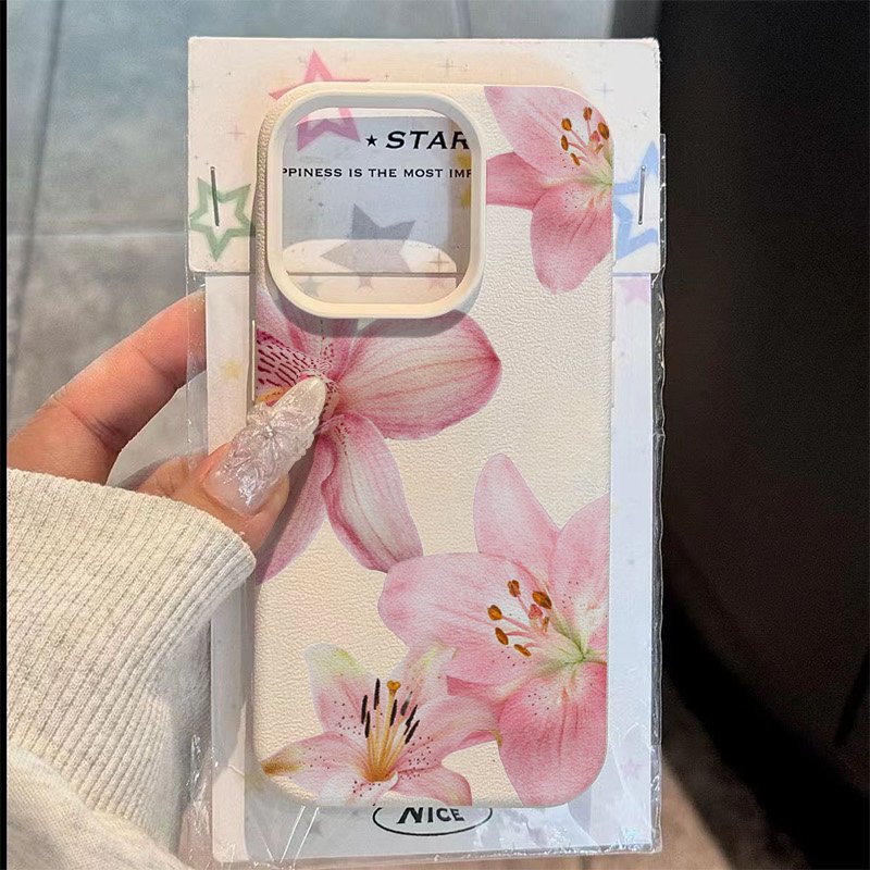 Samsung Galaxy S25 - Coque de téléphone à Texture litchi,