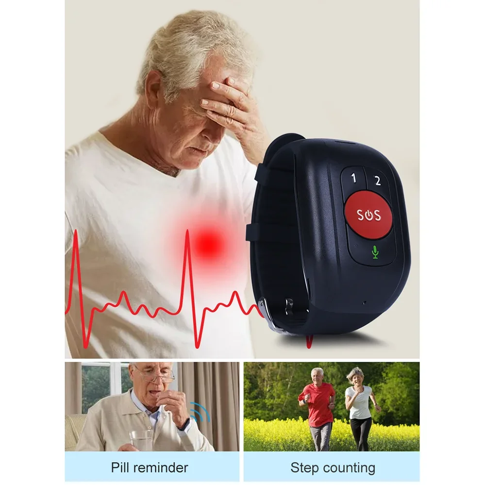Montre SOS 4G LTE pour personn - Fall Detection Watch avis et prix