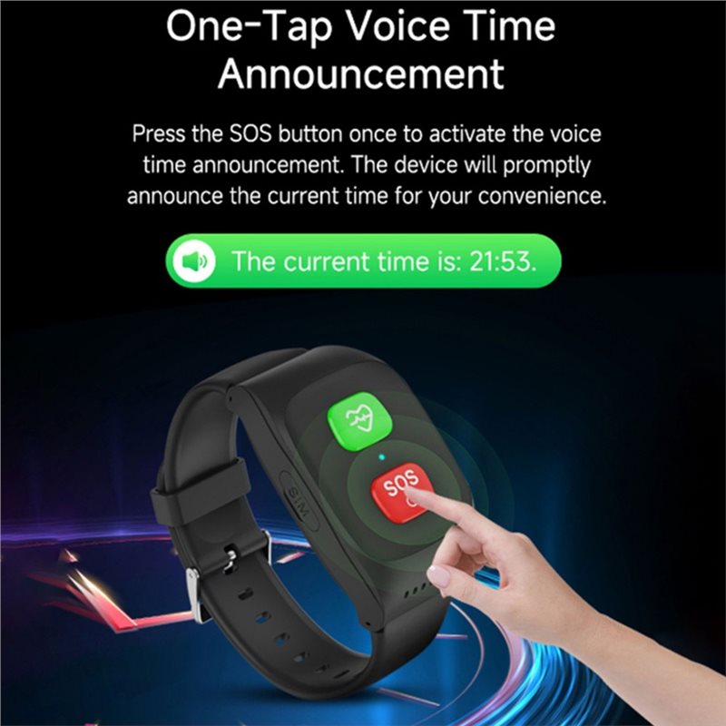 Montre GPS d'alarme 4G pour pe - Fall Detection Watch avis et prix