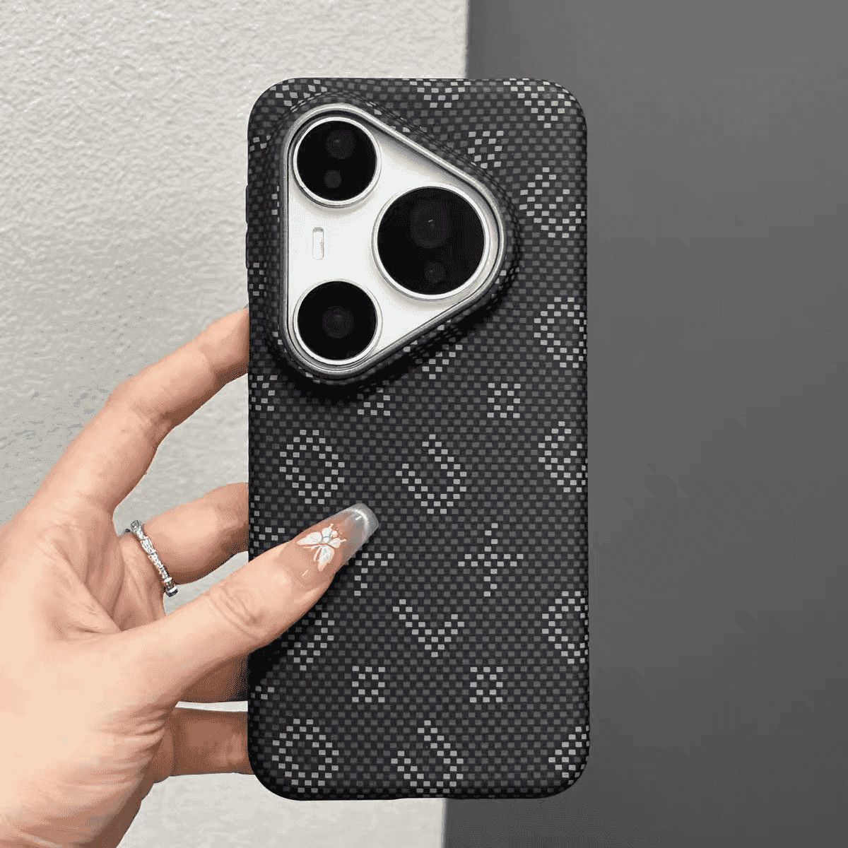 Étui magnétique en fibre de ca - Huawei Pura 70 avis et prix